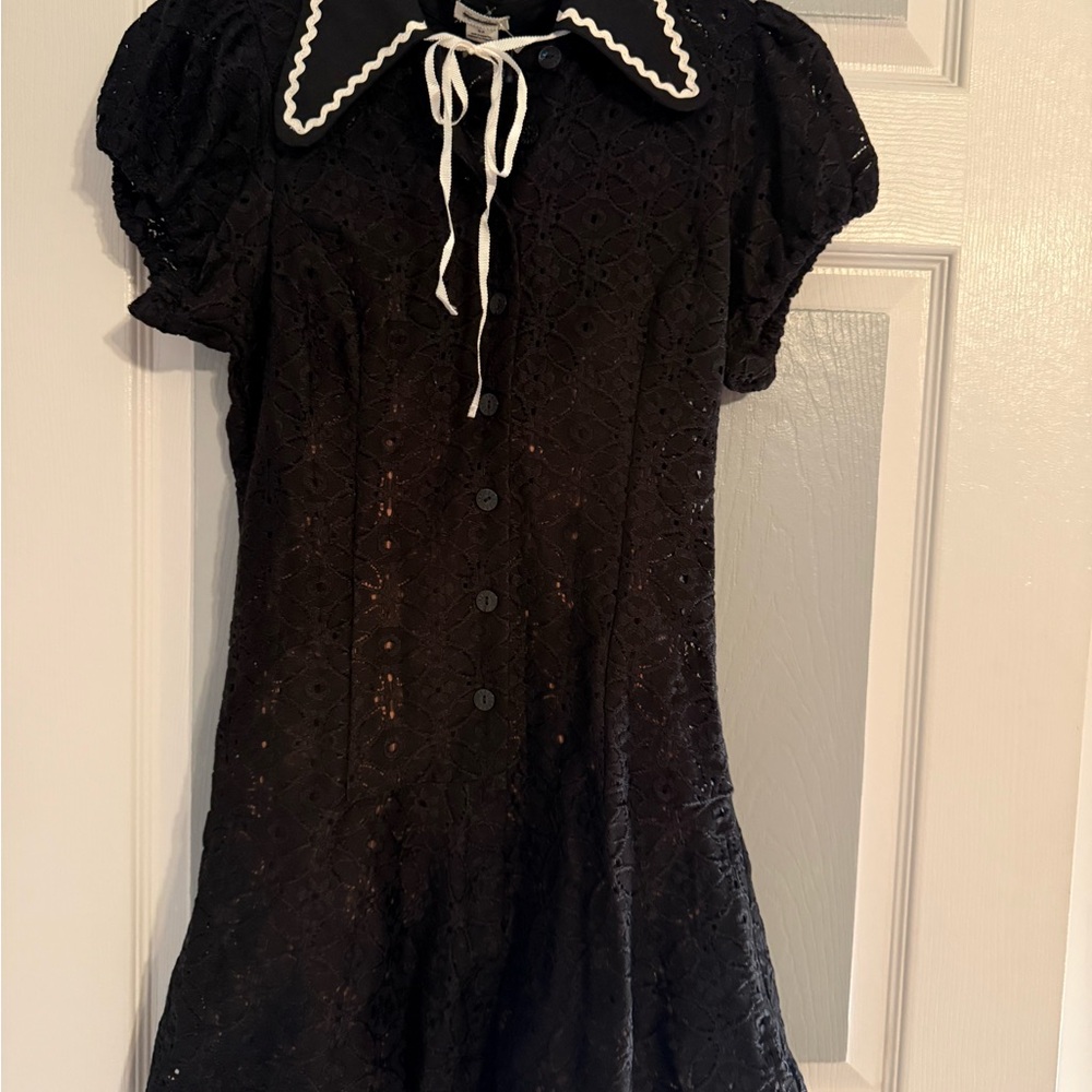 Urban Outfitters Audrey Lace Mini Dress - Picture 3 of 5
